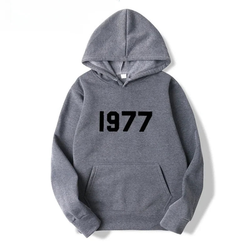 1977 New Fashion Men'S and Women'S Hoodies Hip Hop Street Brand High Quality Hot Selling Men'S and Women'S Sports Hoodies