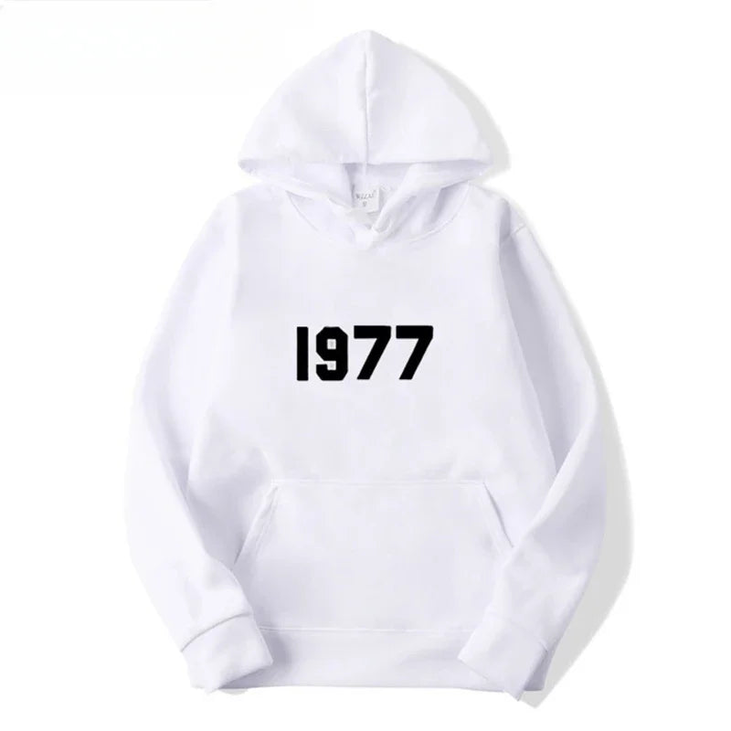 1977 New Fashion Men'S and Women'S Hoodies Hip Hop Street Brand High Quality Hot Selling Men'S and Women'S Sports Hoodies