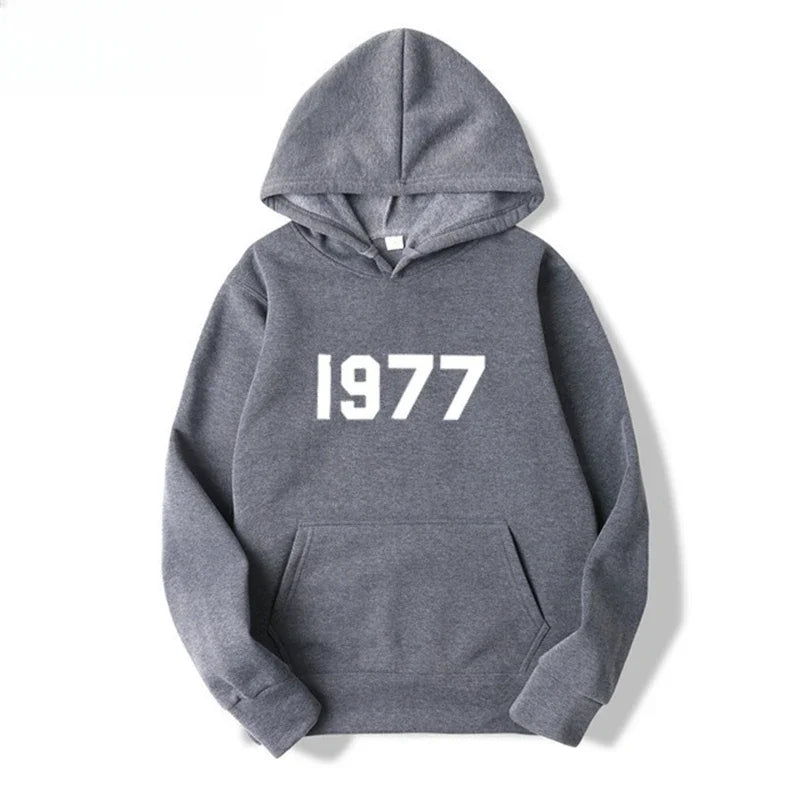 1977 New Fashion Men'S and Women'S Hoodies Hip Hop Street Brand High Quality Hot Selling Men'S and Women'S Sports Hoodies