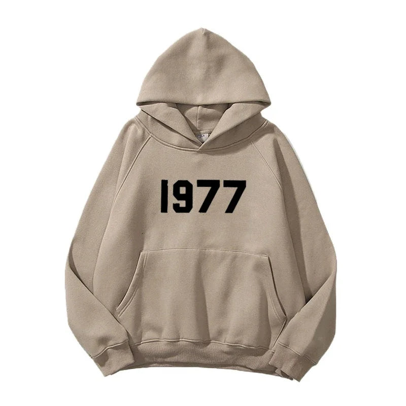 1977 New Fashion Men'S and Women'S Hoodies Hip Hop Street Brand High Quality Hot Selling Men'S and Women'S Sports Hoodies